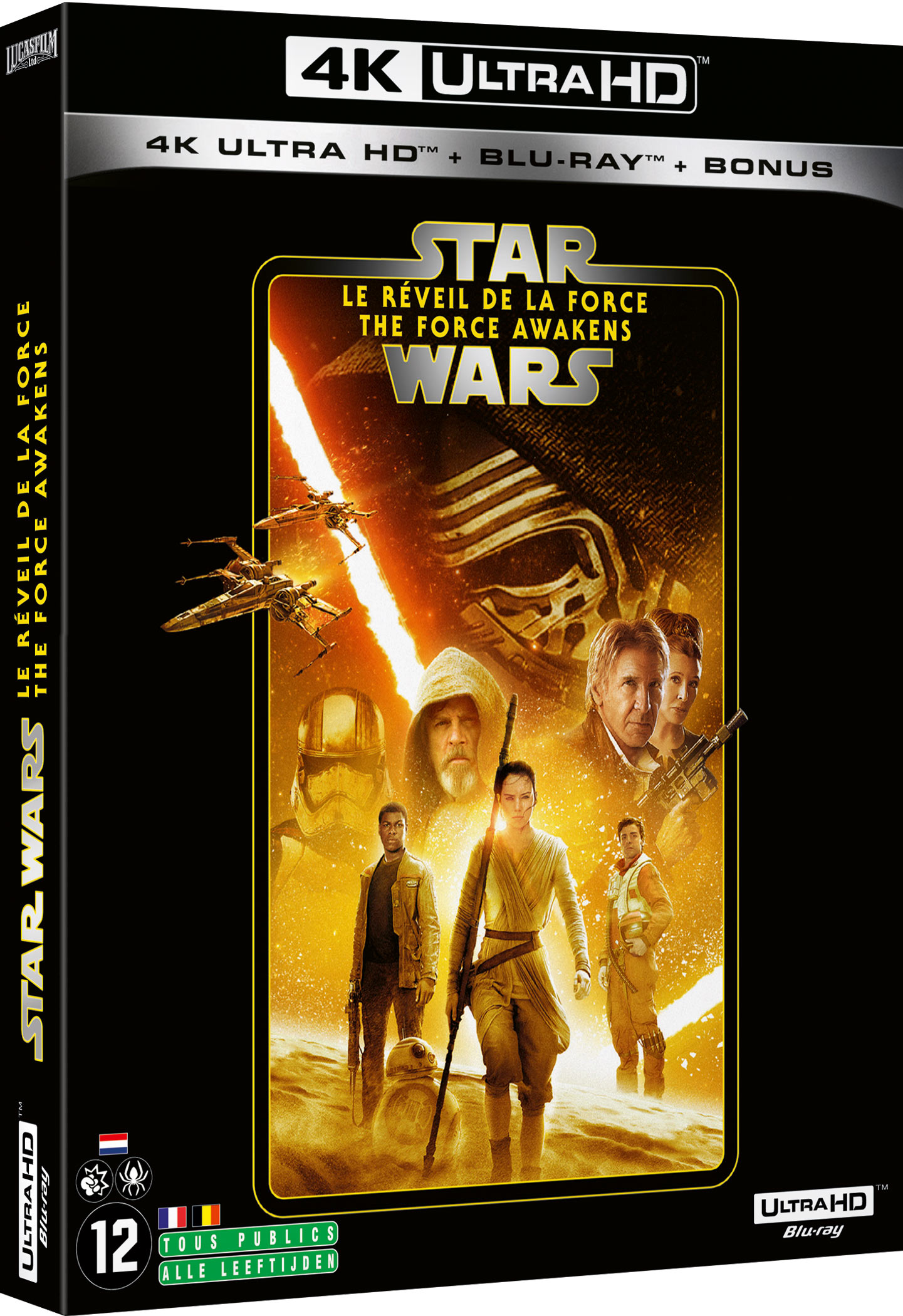 Star Wars 7 : Le Réveil de la Force (4K Ultra HD + Blu-ray + Blu-ray Bonus)