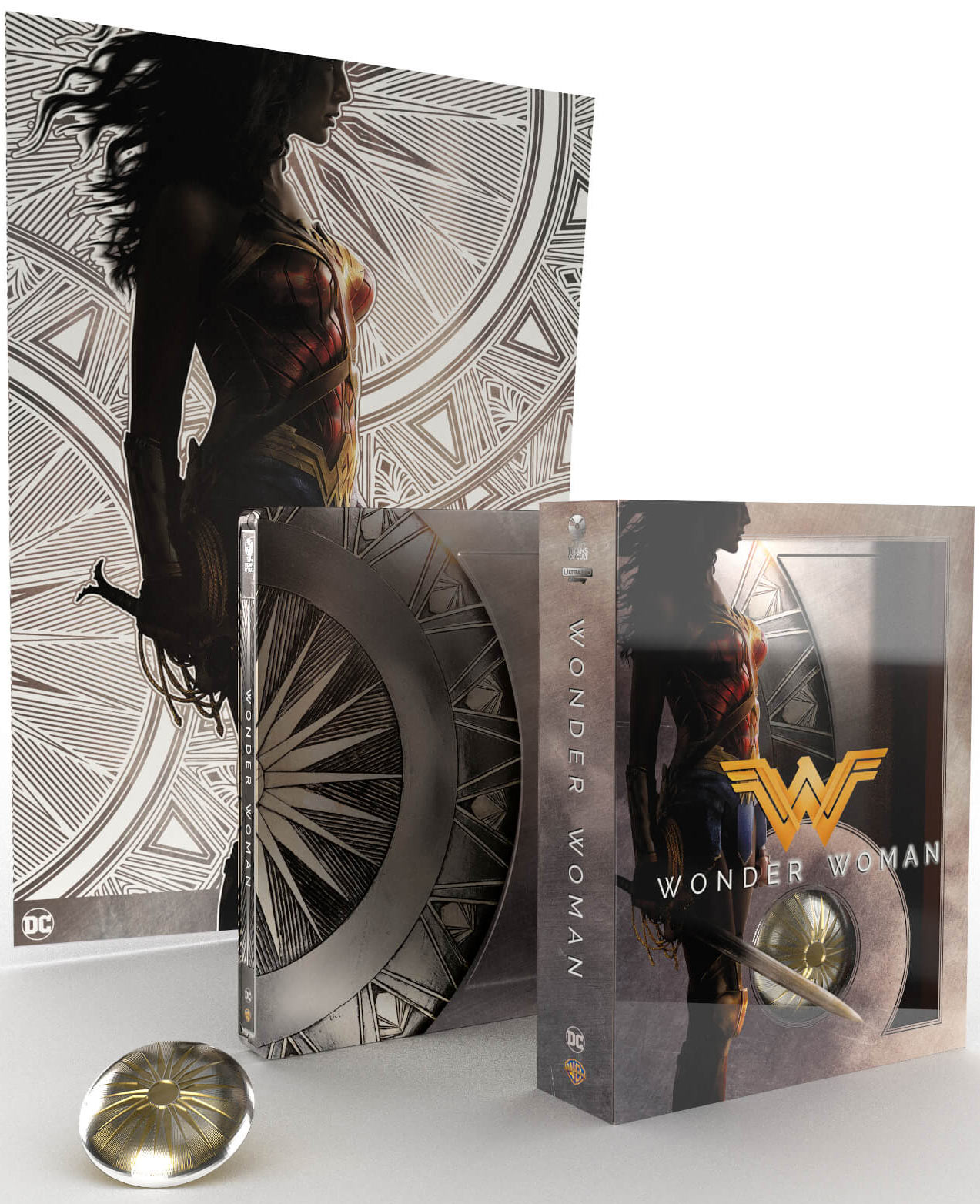 Wonder Woman - Édition SteelBook Titans of Cult - Ultra HD 4K + Blu-ray + Goodies