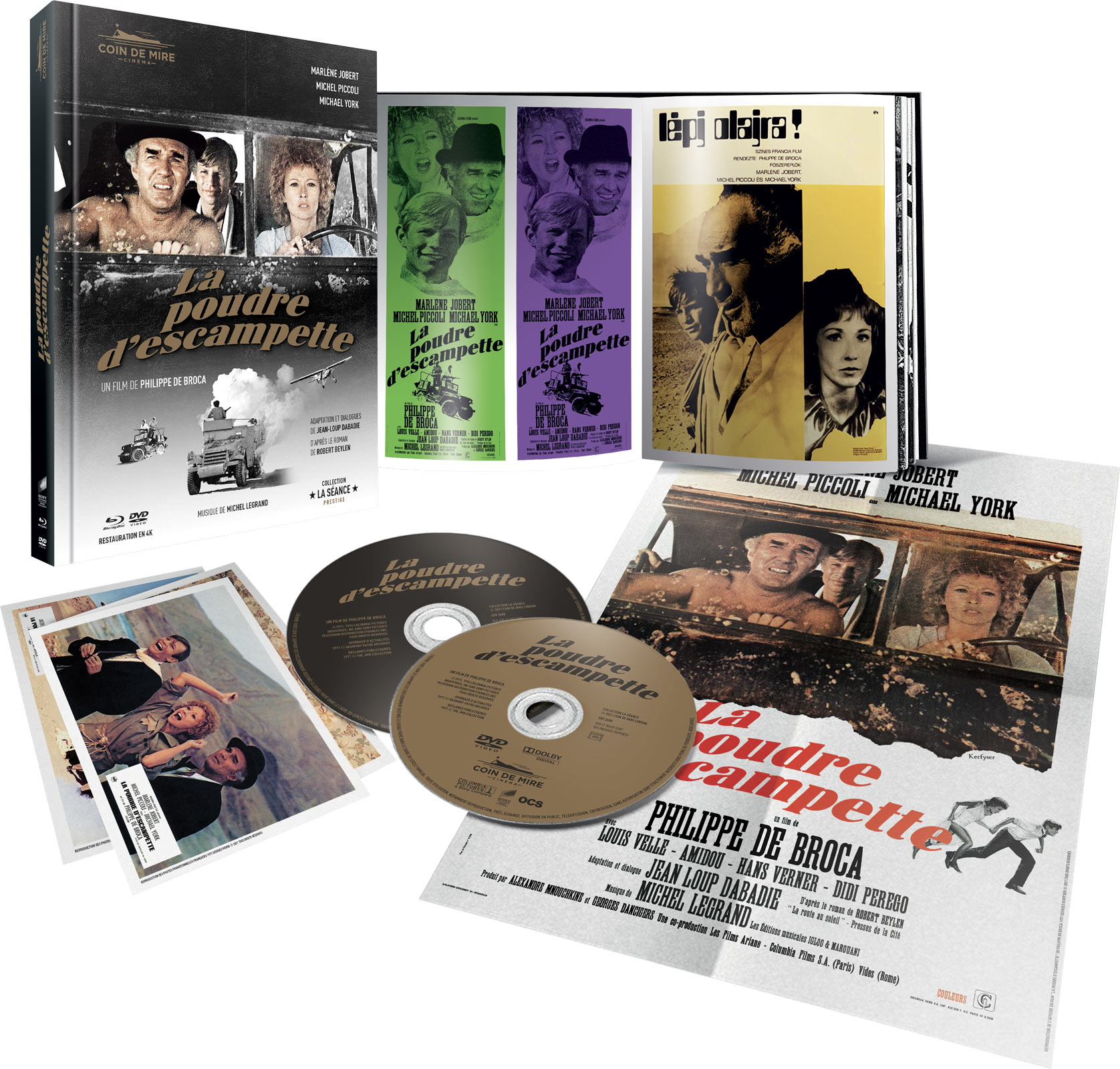 La Poudre d'escampette - La Séance Prestige - Blu-ray + DVD + Goodies