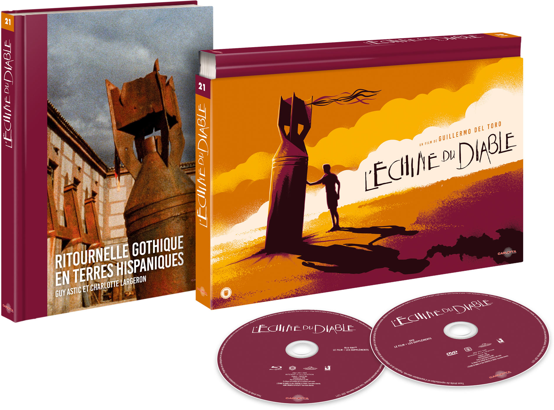L'Échine du Diable - Ultra Collector Blu-ray + DVD + Livre