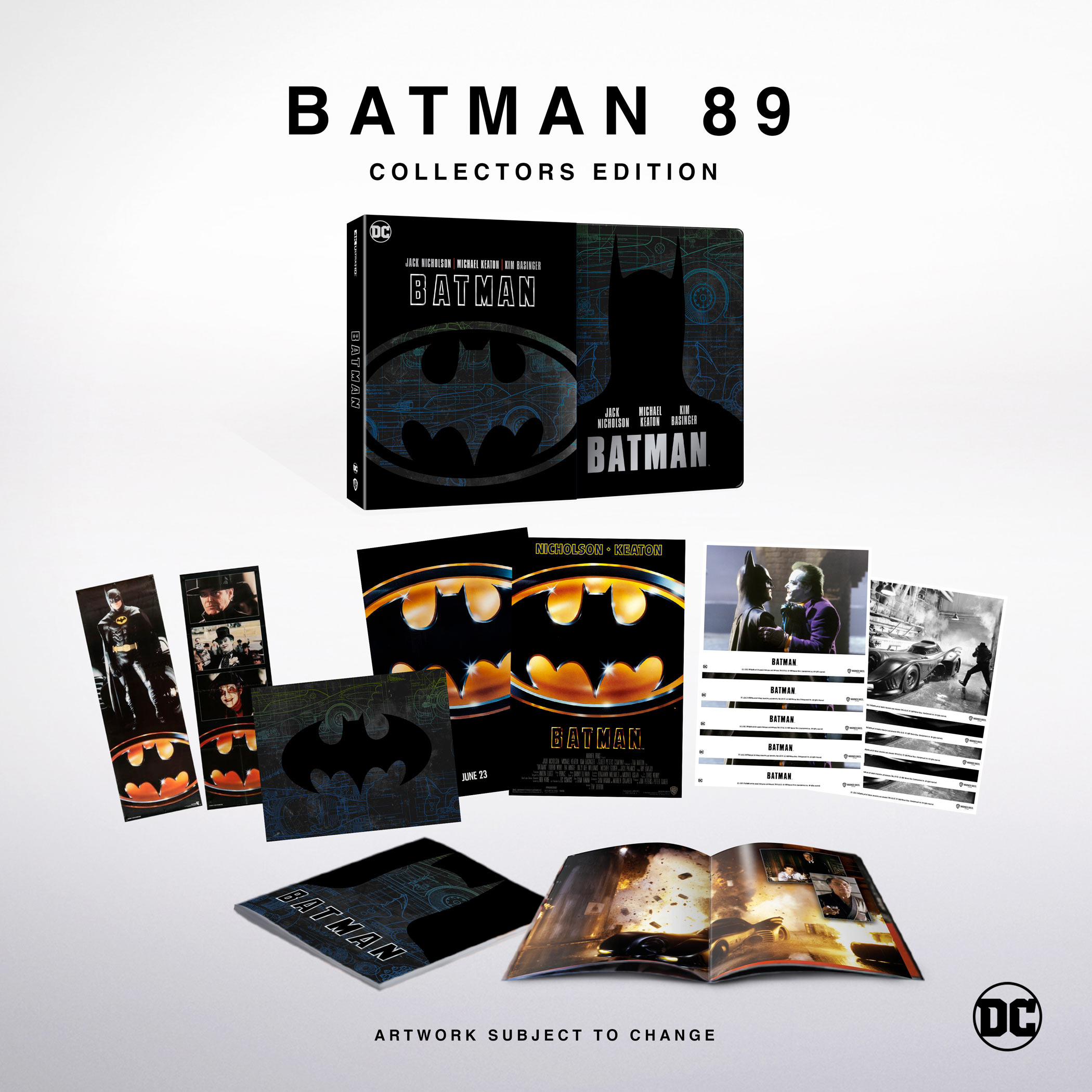 Batman (1989) - Collector 4K Ultra HD + Blu-ray + Goodies - Boîtier SteelBook