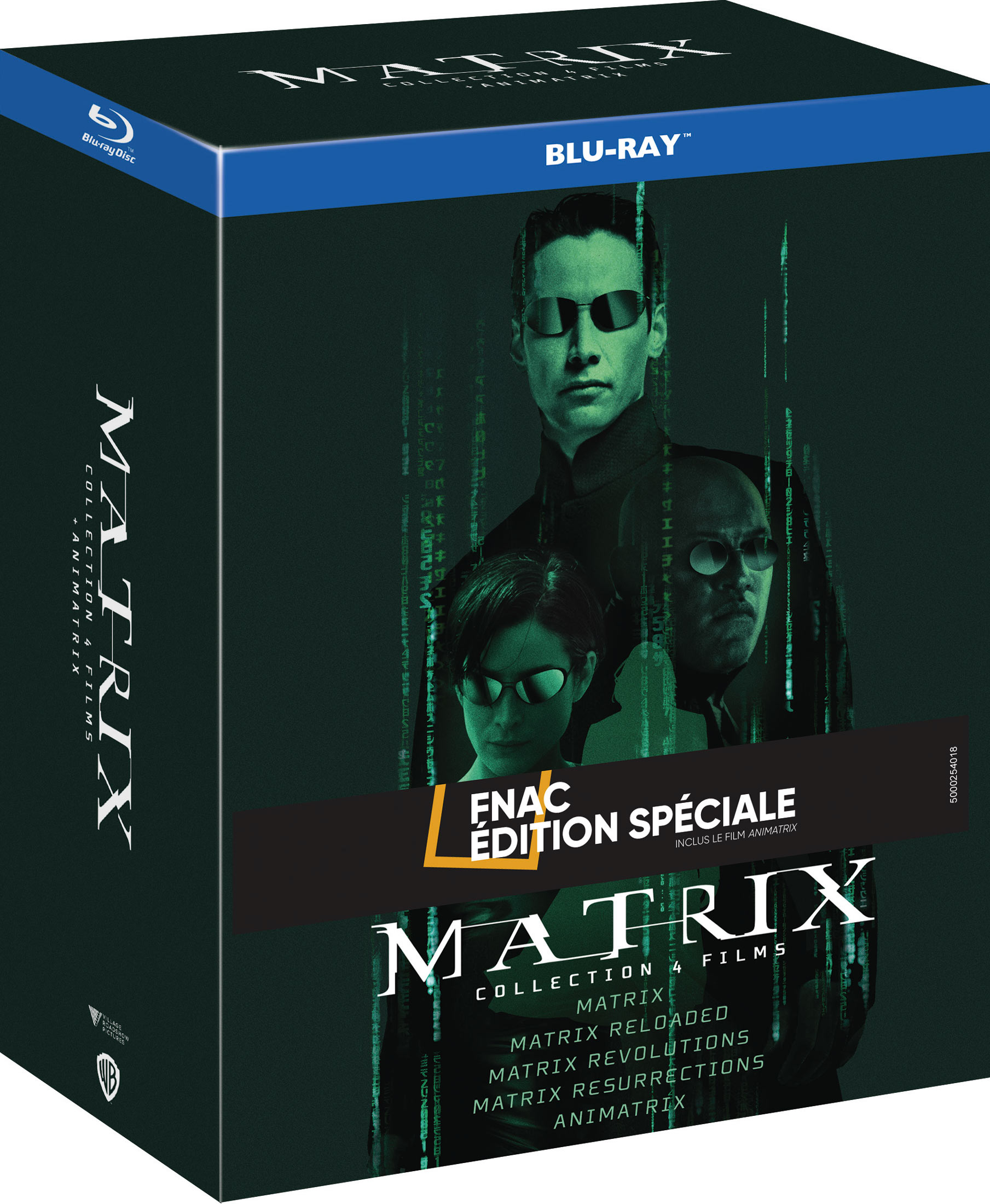 Matrix - Collection 4 films + Animatrix - Blu-ray