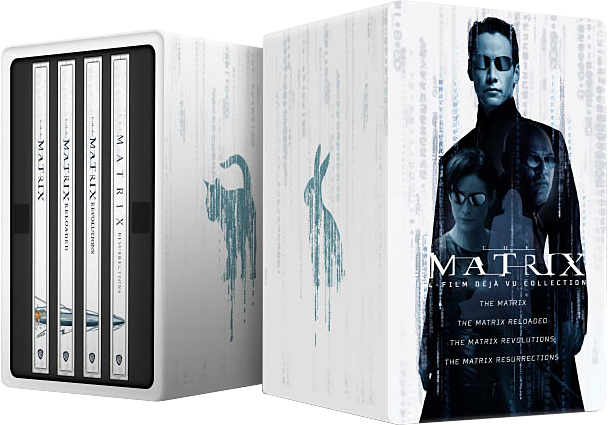 Matrix - Collection 4 films - Coffret métal + 4 SteelBoks - 4K Ultra HD + Blu-ray