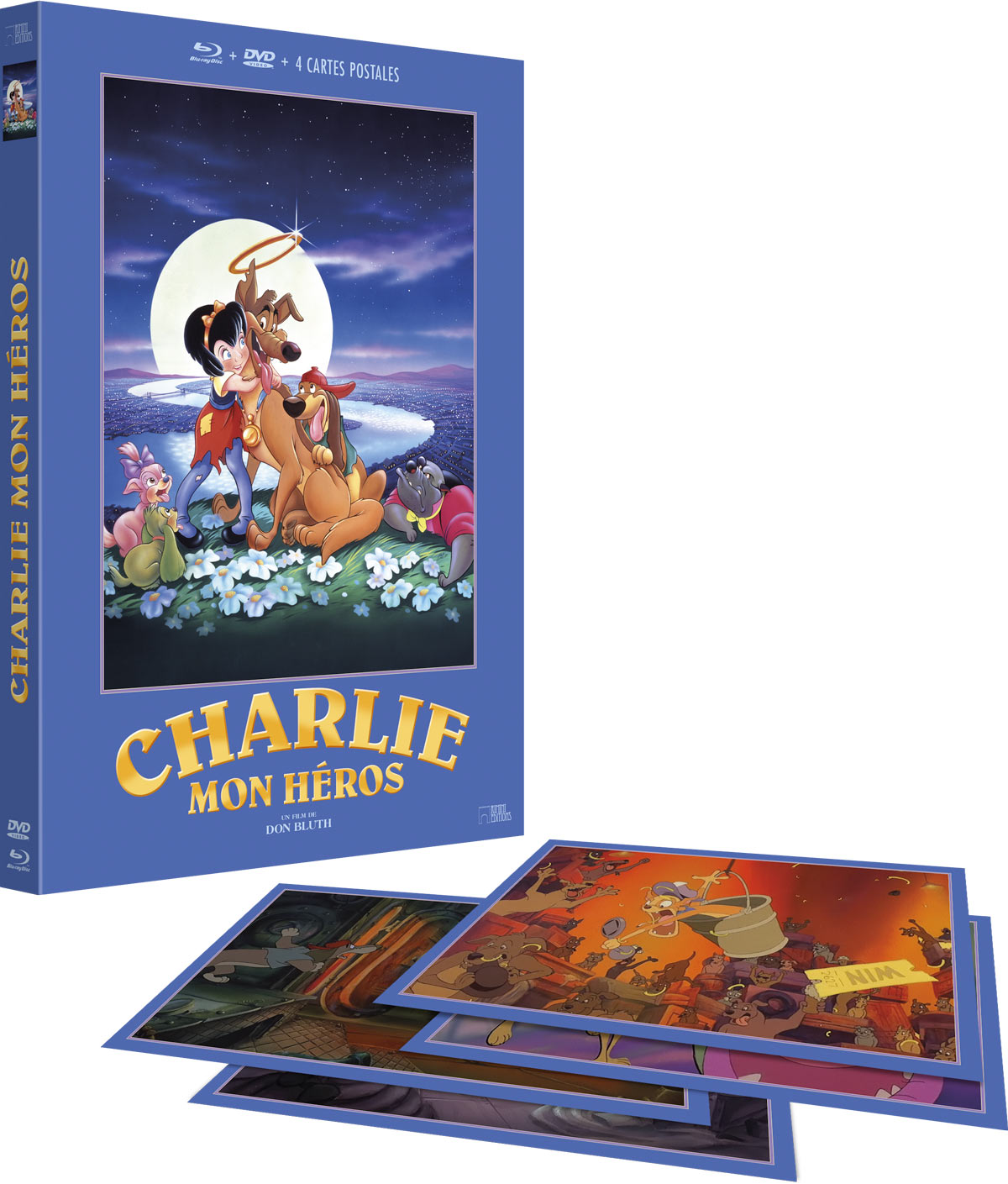 Charlie, mon héros - Combo Blu-ray + DVD + 4 cartes postales - Rimini Editions
