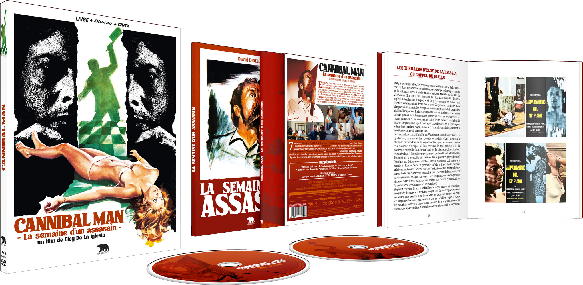 Cannibal Man - La Semaine d'un assassin (1972) - Édition Collector Blu-ray + DVD + Livre
