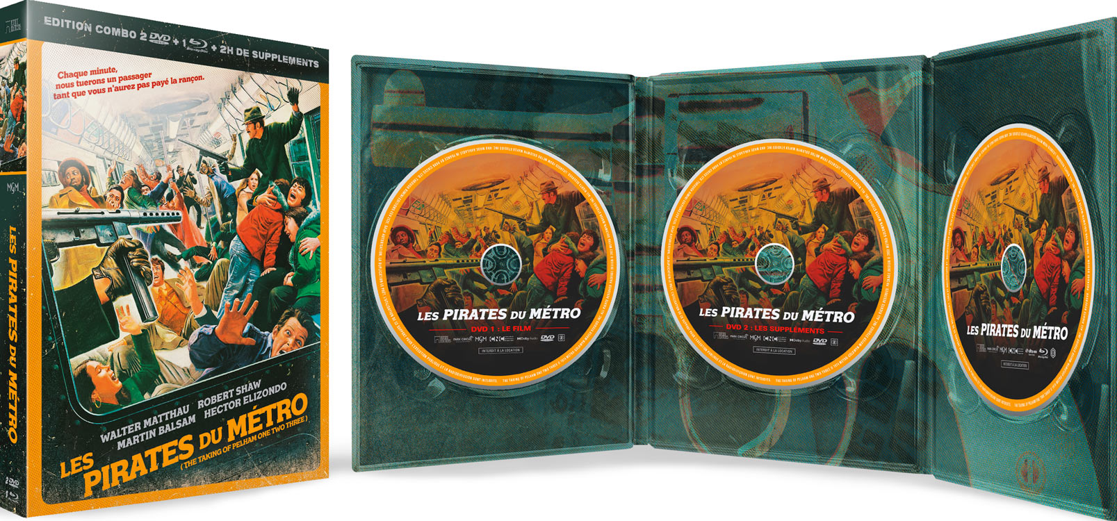 Les Pirates du métro (1974) - Combo Blu-ray + DVD + DVD de bonus