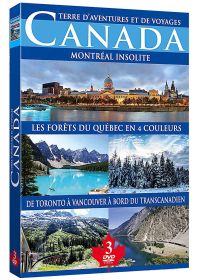 Canada : Montréal insolite + Les forêts du Québec en 4 couleurs + De Toronto à Vancouver à bord du Transcanadien - DVD