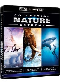 Collection Nature Extreme : À la découverte de l'Antarctique + Les géants de l'ère glacière + Le grand requin blanc (4K Ultra HD) - 4K UHD