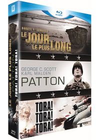 Guerre - Coffret 3 films : Le jour le plus long + Patton + Tora ! Tora ! Tora ! (Pack) - Blu-ray