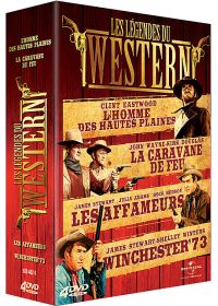 Les Légendes du western - Coffret - L'homme des hautes plaines + La caravane de feu + Winchester 73 + Les affameurs - DVD