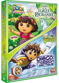 Dora l'exploratrice - Dora et la forêt enchantée + Go Diego! - Diego : mission Arctique (Pack) - DVD