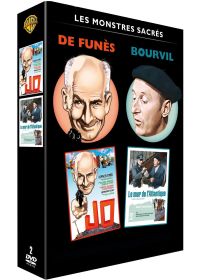 Monstres sacrés - Coffret De Funès / Bourvil - Jo + Le mur de l'Atlantique (Pack) - DVD