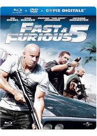 Fast & Furious 5 (Blu-ray + DVD - Édition boîtier SteelBook) - Blu-ray