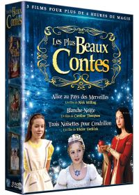 Plus beaux contes : Alice au pays des merveilles + Blanche-Neige + Trois noisettes pour Cendrillon (Pack) - DVD