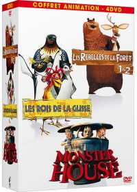 Coffret animation - Les rebelles de la forêt 1&2 + Les rois de la glisse + Monster House (Pack) - DVD