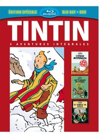 Tintin - 3 aventures - Vol. 4 : 7 boules de Cristal + Le Temple du soleil + L'Etoile mystérieuse (Combo Blu-ray + DVD) - Blu-ray