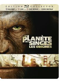 La Planète des Singes : Les origines (Combo Blu-ray + DVD + DVD bonus - Édition Collector boîtier SteelBook) - Blu-ray