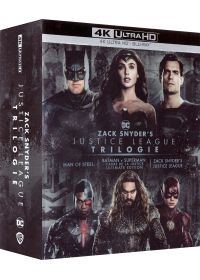 Zack Snyder's Justice League Trilogy : Man of Steel + Batman v Superman : L'aube de la justice + Zack Snyder's Justice League (4K Ultra HD + Blu-ray) - 4K UHD