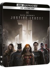 Zack Snyder's Justice League (4K Ultra HD - Édition SteelBook limitée) - 4K UHD