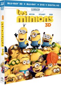 Les Minions (Combo Blu-ray 3D + Blu-ray + DVD + Copie digitale) - Blu-ray 3D