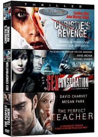Complot - Coffret 3 films : Christie's Revenge + Sex Conspiration + The Perfect Teacher (Pack) - DVD