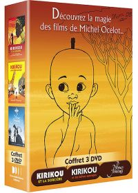 Coffret Michel Ocelot - Kirikou et la sorcière + Kirikou et les bêtes sauvages + Princes et princesses - DVD