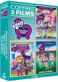 Equestria Girls 2 : Rainbow Rocks + Equestria Girls 3 : Friendship Games + Equestria Girls 4 : La légende d'Everfree - DVD