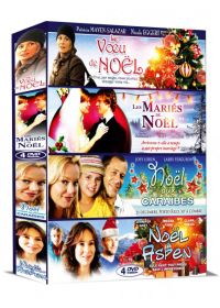 Christmas - Coffret 4 films : Le voeu de Noël + Les mariés de Noël + Noël aux Caraïbes + Noël à Aspen (Pack) - DVD