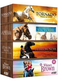 Cheval n° 2 - Coffret 4 films : Tornado - L'étalon du désert + Le cheval de la victoire + L'étalon Noir + Whitney Brown (Pack) - DVD