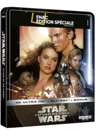 Star Wars - Episode II : L'Attaque des clones (Édition Spéciale Fnac - Boîtier SteelBook - Blu-ray + Blu-ray bonus + Digital) - 4K UHD