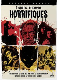 Roger Corman : 6 chefs-d'oeuvre Horrifiques : L'Enterré vivant + Le Masque de la Mort Rouge + La Malédiction d'Arkham + La Tour de Londres + La Tombe de Ligeia + Gas-s-s-s - DVD