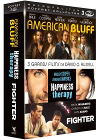 3 grands films de David O. Russell : American Bluff + Happiness Therapy + Fighter (Pack) - DVD