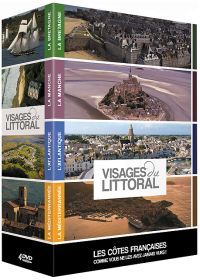 Visages du littoral : Les côtes françaises comme vous ne les avez jamais vues ! - Coffret 4 DVD (Pack) - DVD