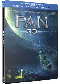 Pan (SteelBook Ultimate Édition - Blu-ray 3D + Blu-ray + DVD + Copie digitale) - Blu-ray 3D