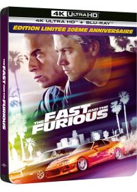 Fast and Furious (4K Ultra HD + Blu-ray - Édition boîtier SteelBook 20ème anniversaire) - 4K UHD