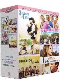 Bébé - Coffret 4 films : 3 colocs et 1 bébé + Une famille très moderne + Ce qui vous attend si vous attendez un enfant + Friends with Kids (Pack) - DVD