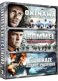 Coffret 3 films de guerre - Okinawa + Rommel, le stratège du 3ème Reich + Kamikaze - assaut dans le Pacifique (Pack) - Blu-ray
