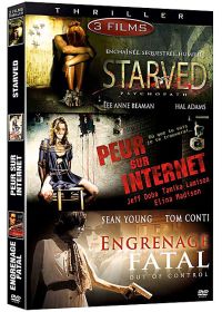 Thriller - Coffret 3 films : Psychopath + Peur sur Internet + Engrenage fatal (Pack) - DVD