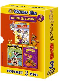 Festival des cartoons - Coffret - Tom et Jerry, Les meilleures aventures autour du monde + Looney Tunes, Tes héros préférés, Volume 2 + Les contes de 1001 nuits de Scoubidou - DVD