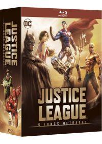 Justice League - 5 longs métrages : Le paradoxe Flashpoint + Guerre + Le Trône de l'Atlantide + Dieux et monstres + vs les Teen Titans (Pack) - Blu-ray