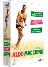 Coffret Aldo Maccione - Je suis timide mais je me soigne + Le bourreau des coeurs + Te marre pas, c'est pour rire - DVD