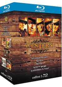 Coffret Western - La conquête de l'Ouest + Pale Rider + Rio Bravo + La horde sauvage + La prisonnière du désert (Pack) - Blu-ray