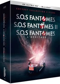 S.O.S fantômes - Coffret Collection 3 films : S.O.S fantômes + S.O.S fantômes II + S.O.S fantômes : L'Héritage (4K Ultra HD + Blu-ray) - 4K UHD