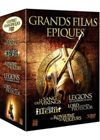 Grands films épiques : Le Sang des Vikings + Le Royaume des voleurs + Legions : Les guerriers de Rome + Merlin + Lord Protector (Pack) - DVD