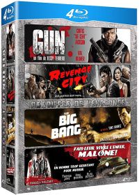 Coffret Vendetta : Gun + Revenge City + The Big Bang + Fais-leur vivre l'enfer, Malone ! (Pack) - Blu-ray