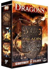 Dragons - Coffret 3 films : Donjons & Dragons 3 : Le Livre des Ténèbres + Paladin - Le dernier chasseur de Dragons + Les chroniques du Dragon (Pack) - DVD