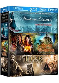 Coffret Heroic Fantasy : Abraham Lincoln, tueur de zombies + Hansel et Gretel : Chasseurs de sorciers + Thor et le marteau des Dieux (Pack) - Blu-ray