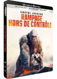 Rampage - Hors de contrôle (Ultimate Edition - 4K Ultra HD + Blu-ray 3D + Blu-ray + Copie Digitale - Boîtier SteelBook) - 4K UHD