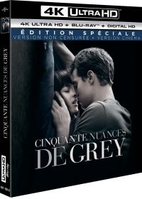 Cinquante nuances de Grey (4K Ultra HD + Blu-ray + Digital HD - Édition spéciale - Version non censurée + version cinéma) - 4K UHD
