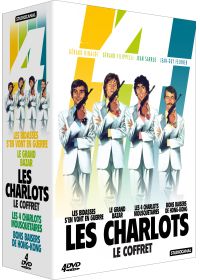 Coffret Les Charlots - Les bidasses s'en vont en guerre + Le grand bazar + Les 4 Charlots mousquetaires + Bons baisers de Honk Kong (Pack) - DVD